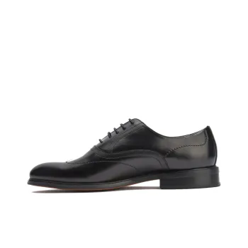 PEDRO Dress Shoes Men Low Top Black/Umber
