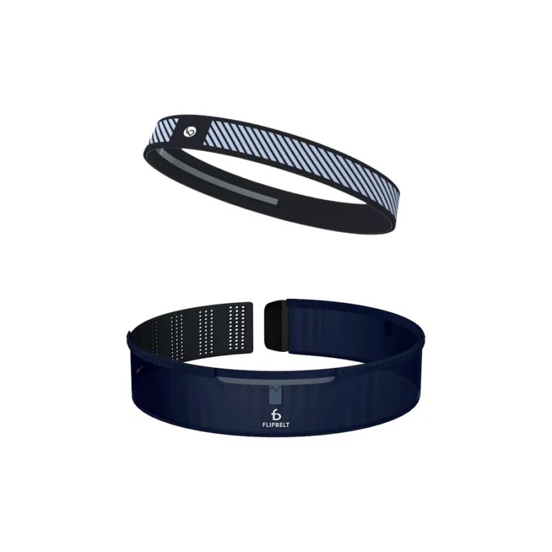 FLIPBELT Running Equipment Running Fanny Pack Waterproof Cloth Unisex Dark Blue-6