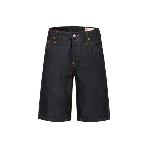 EVISU Denim Shorts Men Indigo