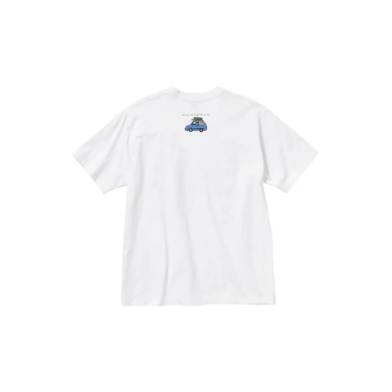 Disney X UNIQLO Disney Co brand T Shirts Unisex White-1