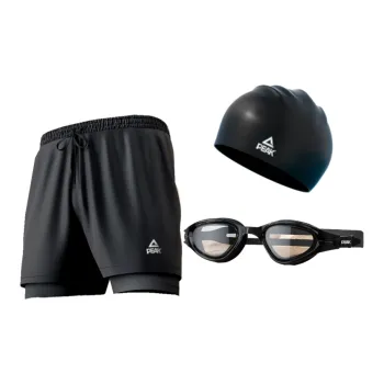 PEAK Swimming Sets Polyester Swimming Pool Men's Black