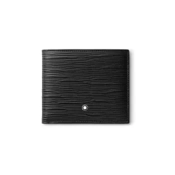 MONTBLANC Cow Leather Wallet Men's Black