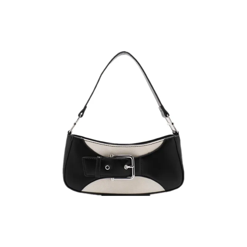 NOMK PU Crossbody Bag, Shoulder Bag, Baguette Bag, Small Square Bag, Handbag, Shoulder Bag Regular Women's Multicolor-7