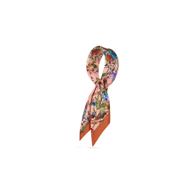 DIOR Miss DIOR Millefiori Series Silk Scarves Women's Orange-2