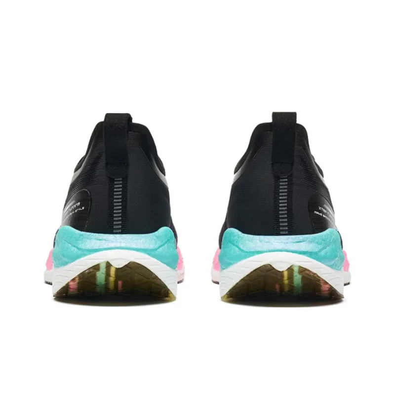 XTEP Two Thousand Kilometers 1.0 Anti Slip Wear Resistant Low Top Running Shoes Women's Black Pink-4