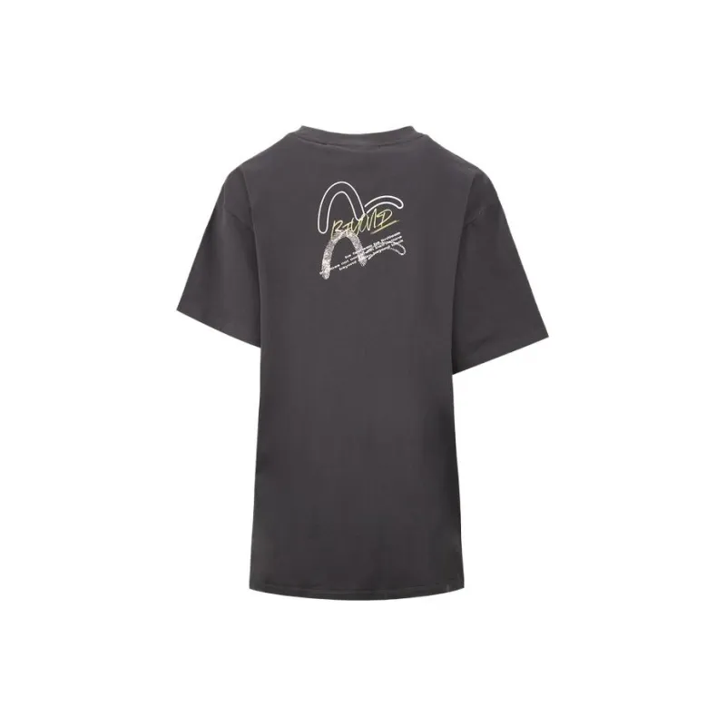 EVISU Short Sleeved Dresses Women's Dark Gray-1