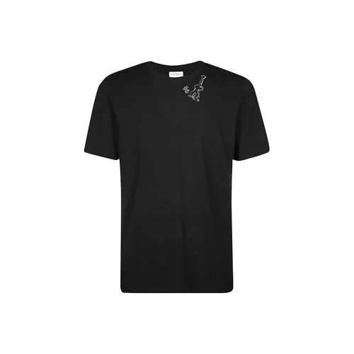 SAINT LAURENT T-Shirts Men Black