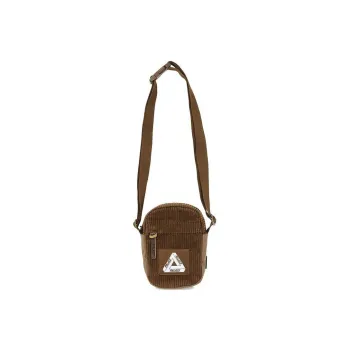 PALACE Corduroy Shot Bag 'Brown'