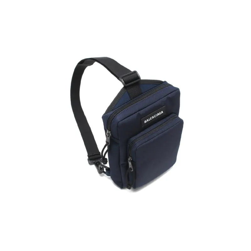 Balenciaga Explorer Nylon Crossbody Bag Shoulder Bag Men's Dark Blue-2