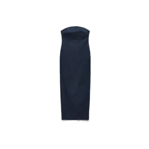 ZARA Sleeveless Dresses Women's Blue