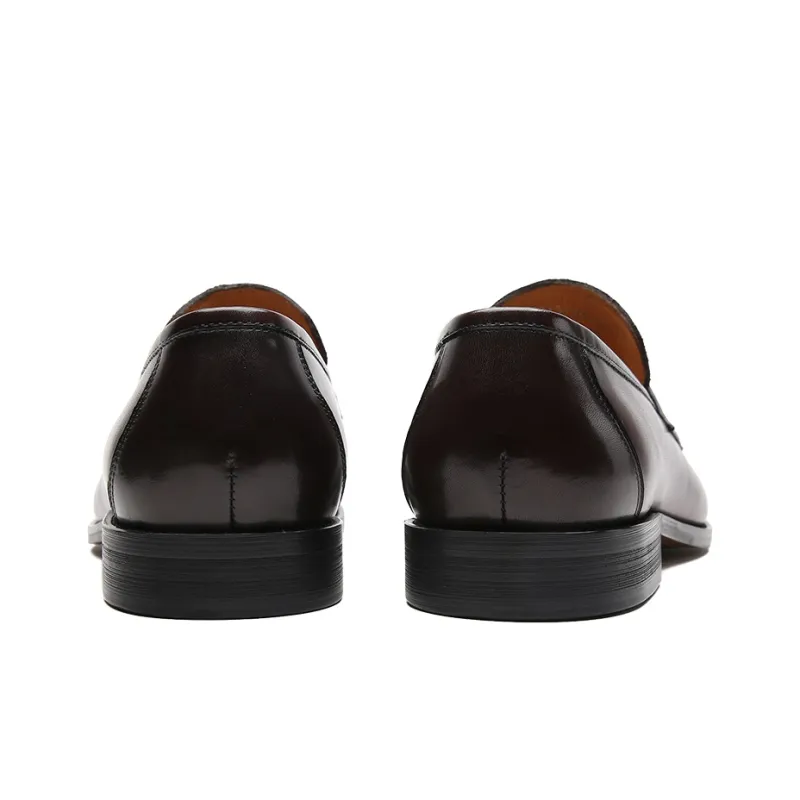 S. T.DUPONT Casual Leather Shoes Men's Coffee-3