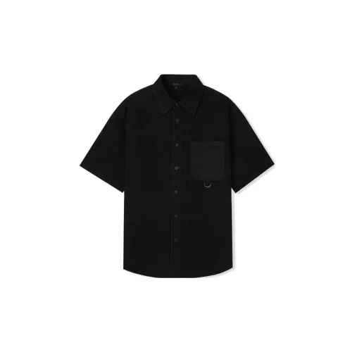 Cabbeen Shirts Men Black