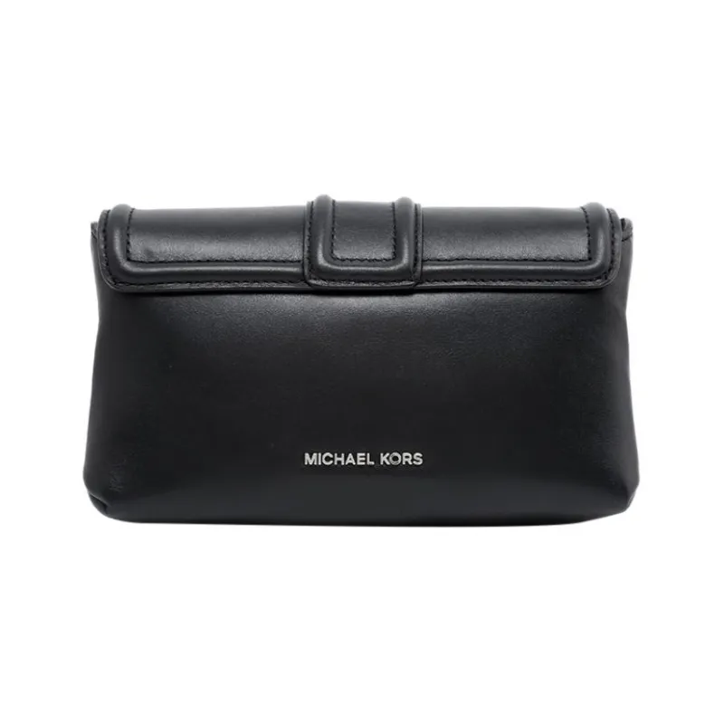 MICHAEL KORS Cow Leather Messenger Bag Shoulder Bag Crossbody Bag Women's Black-3
