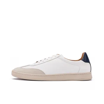 CHIORYN Vintage Patchwork Atmosphere German Army Trainers Men's White Blue Tail