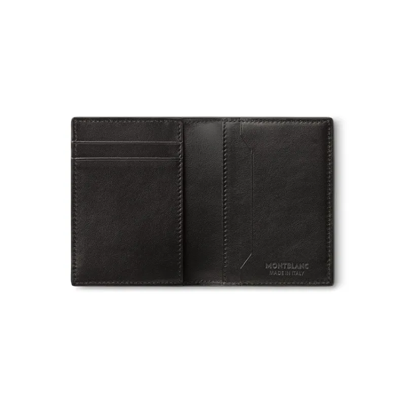 MONTBLANC Cow Leather Card Holder Men's Black-2