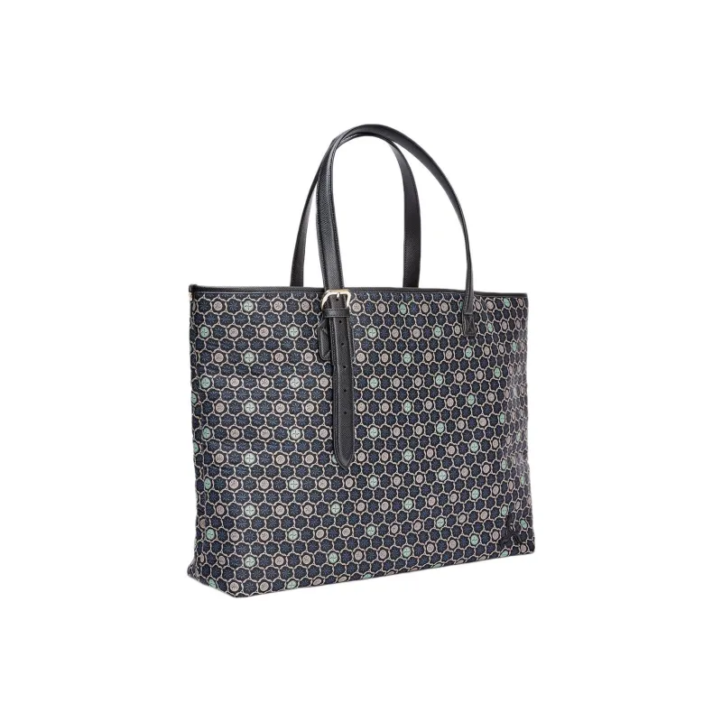 LI NING 1990 Fabric Tote Bag Shopping Bag Shoulder Bag Handbag Regular Unisex Black-1