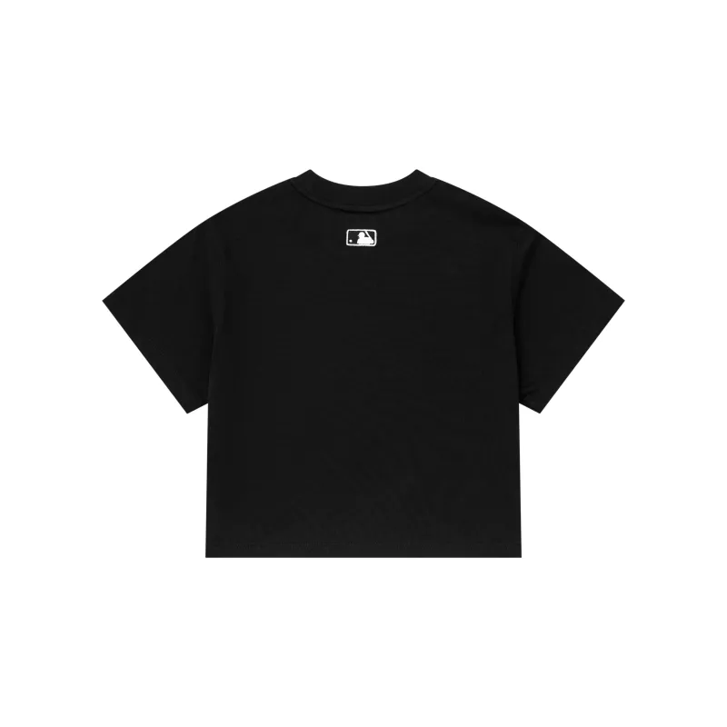 MLB Set in Sleeve T Shirt Women's Black-1