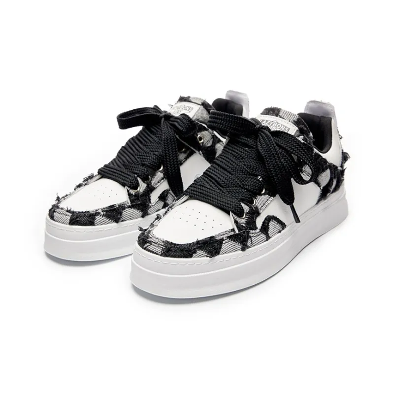 LAZY BONS Slip Resistant, Abrasion Resistant, Lightweight, Height Increasing Low Top Skateboard Shoes Unisex-2