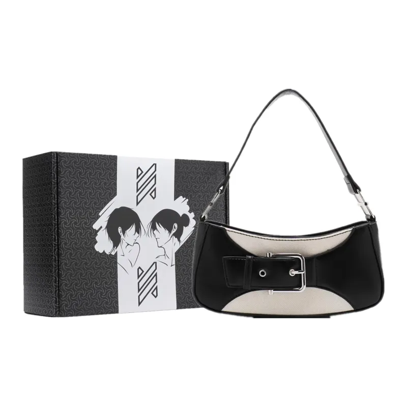 NOMK PU Crossbody Bag, Shoulder Bag, Baguette Bag, Small Square Bag, Handbag, Shoulder Bag Regular Women's Multicolor-8