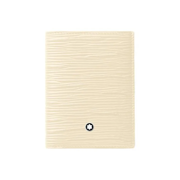 MONTBLANC Cow Leather Wallet Mini Men's White-0
