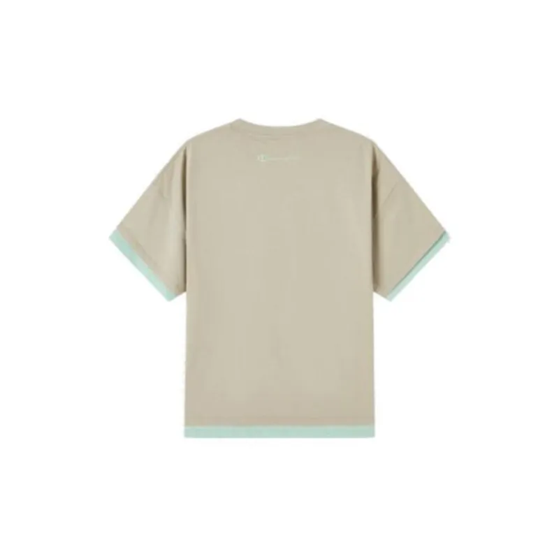 Champion T Shirts Men Light Khaki-1