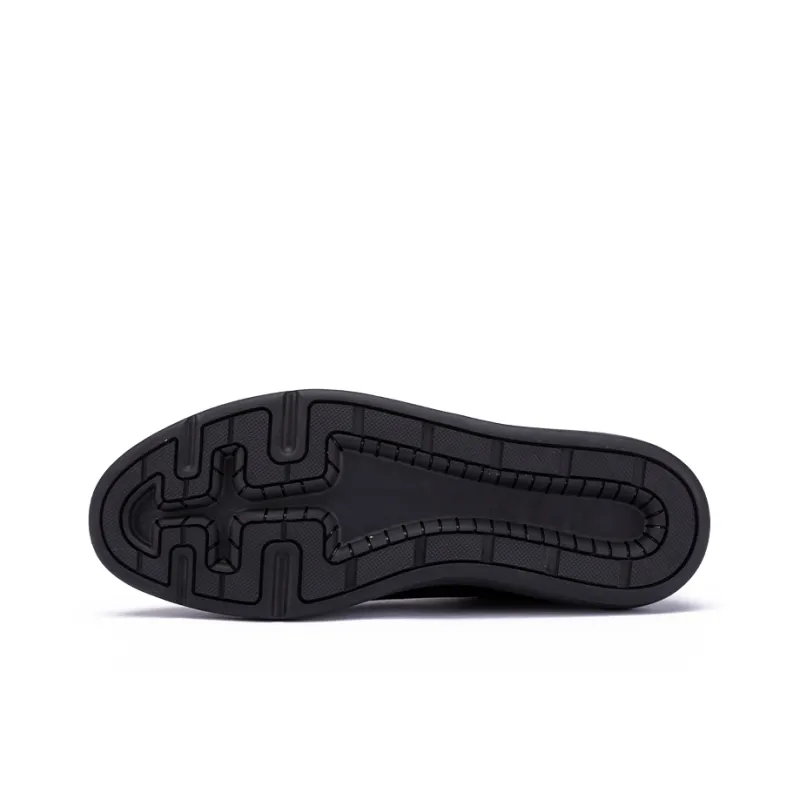 CHIORYN Vintage Inspired Height Increasing Low Top Skateboard Shoes Men's Vantara Black-5