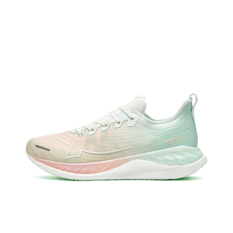 XTEP Two Thousand Kilometers 1.0 Running Shoes Women's Low Top Pink/Green-0
