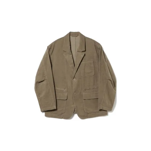 Beams Business Suits Men Beige