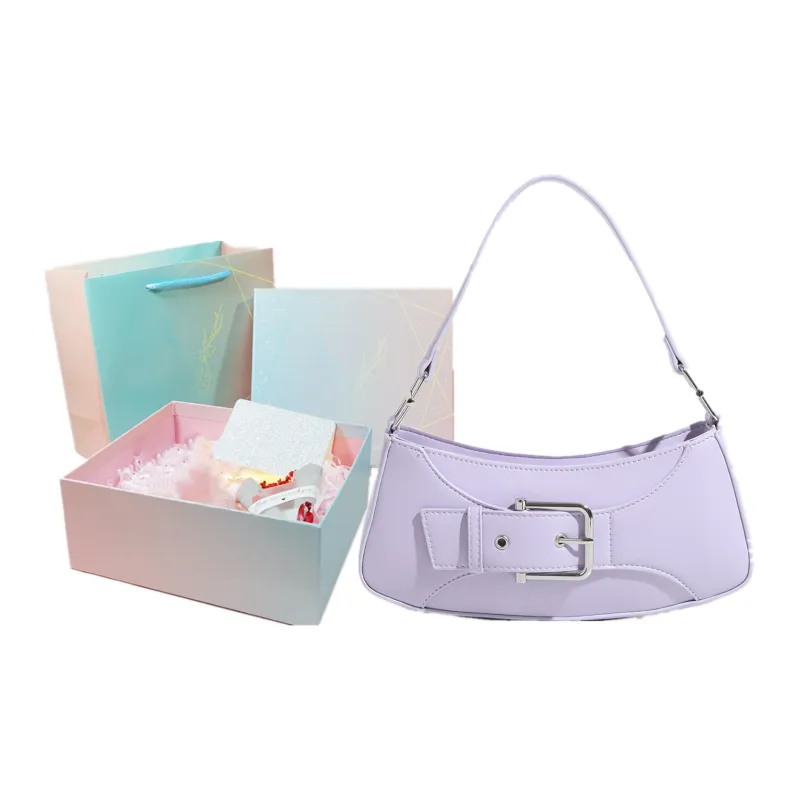 NOMK PU Crossbody Bag, Shoulder Bag, Baguette Bag, Small Square Bag, Handbag, Shoulder Bag Regular Women's Multicolor-15