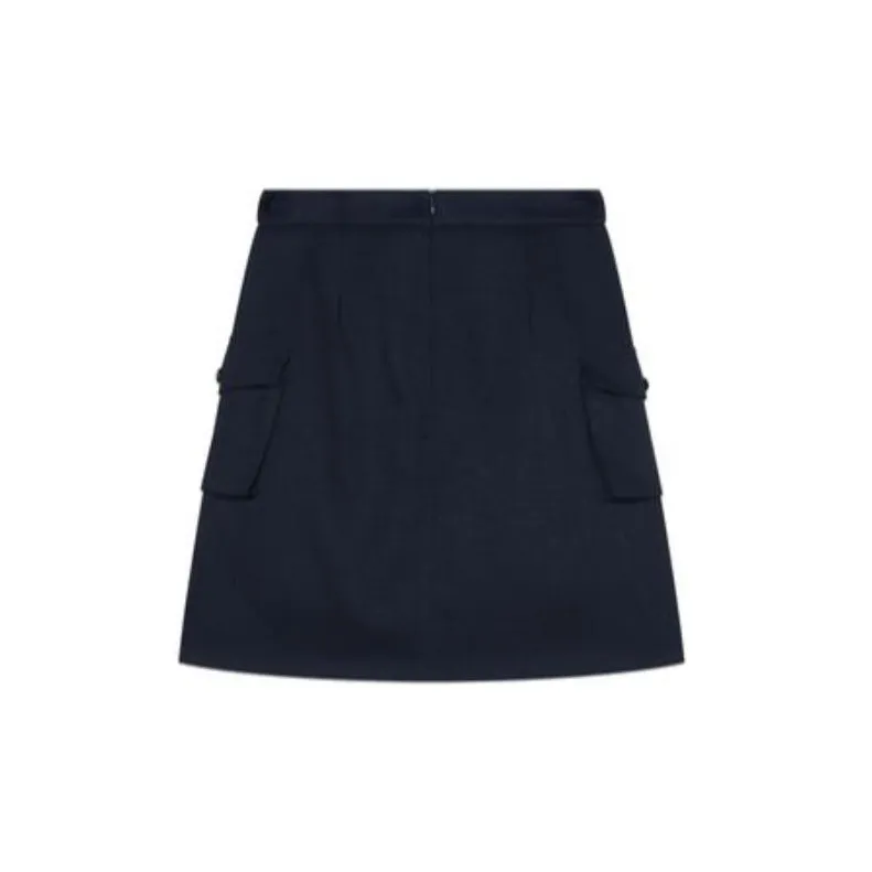 DKNY Casual Short Skirts Women's Navy Blue-1