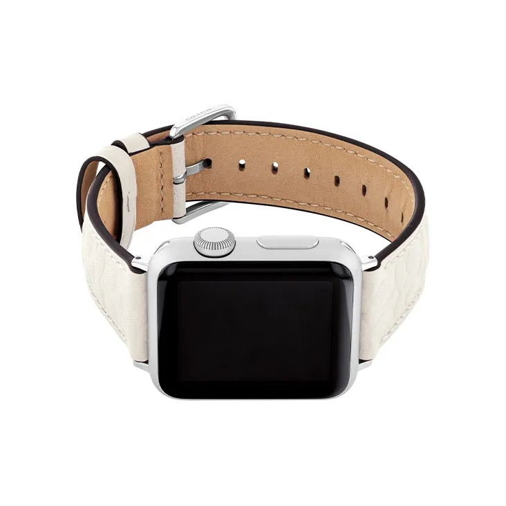 COACH Apple Compatibility Watch Band Cowhide Leather Material-2