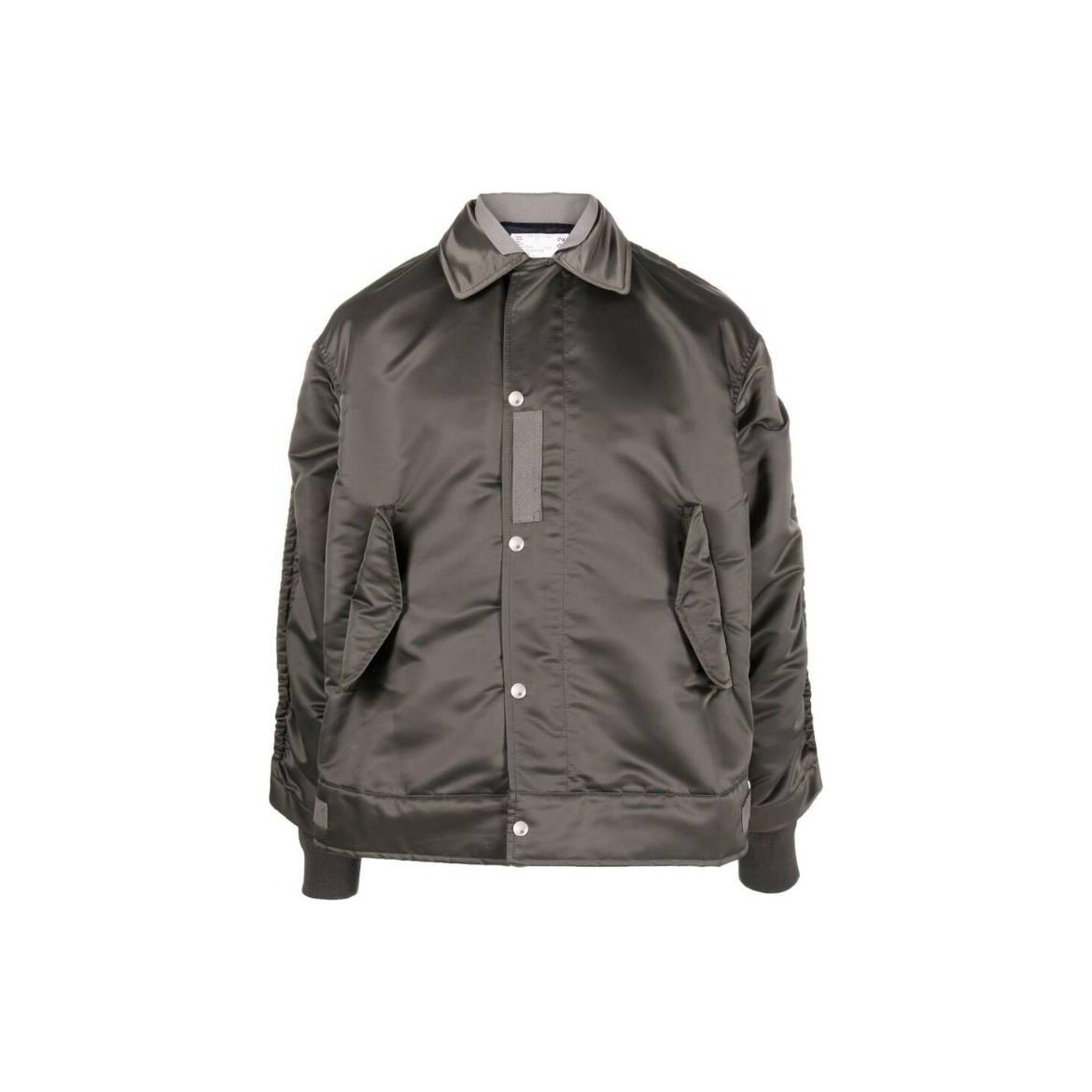 Sacai X Carhartt Wip Canvas MA-1 Michigan Jacket - POIZON