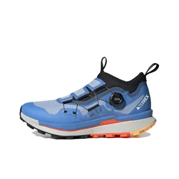 Adidas Terrex Agravic Pro Trail Running Shoes 'Blue Dawn Impact Orange'