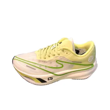 Erke Zhijing 1.0 Anti Slip Wear Resistant Low Top Running Shoes Women's White Green