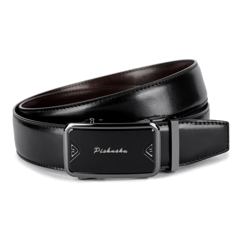 PISHUSHU Leather Belts Men-9