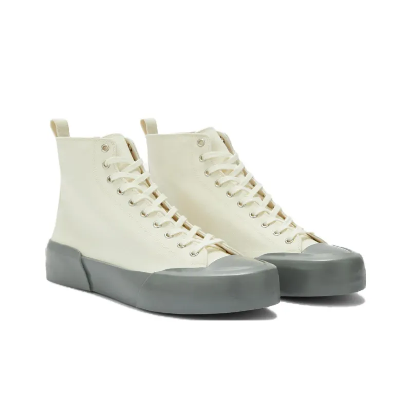 JIL SANDER Canvas High-top Sneakers-2