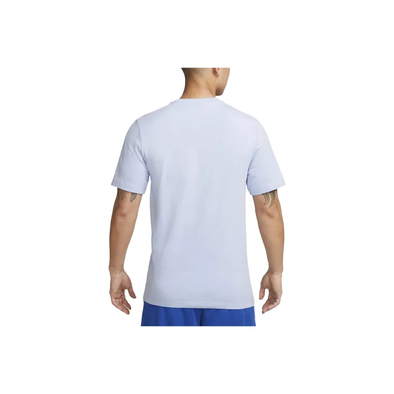 Nike T Shirts Men Light Blue-3