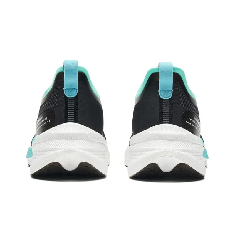 XTEP Two Thousand Kilometers 1.0 Breathable Lightweight Low Top Long Distance Running Shoes Men's Black Green-3