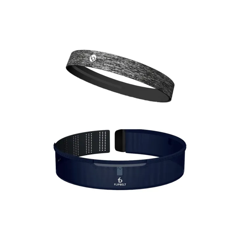FLIPBELT Running Equipment Running Fanny Pack Waterproof Cloth Unisex Dark Blue-4