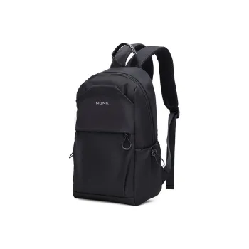 NOMK Nylon Canvas Backpack Small Size Unisex Black