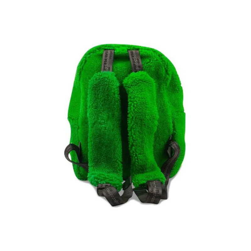 OFF WHITE Fuzzy Fur Binder Backpack 'Green'-2