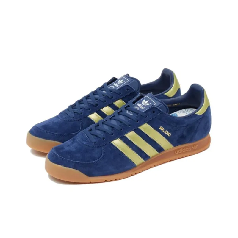 Adidas Milano Og Size? Exclusive Navy Gold-1