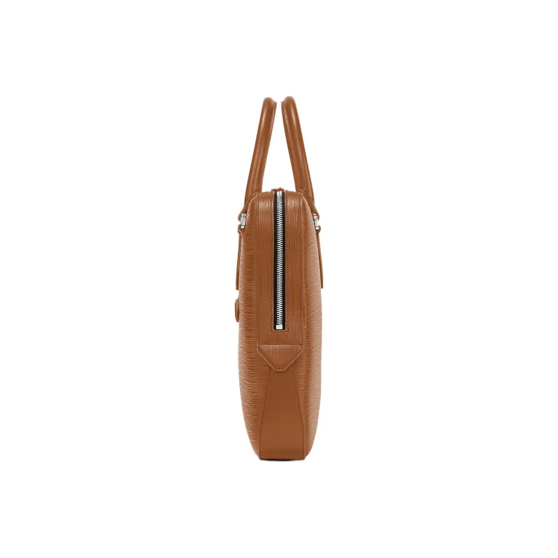 MONTBLANC Meisterstuck Cow Leather Handbags Briefcases Men's Toffee Brown-2