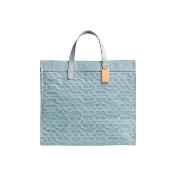 Coach Field Denim Tote Bag