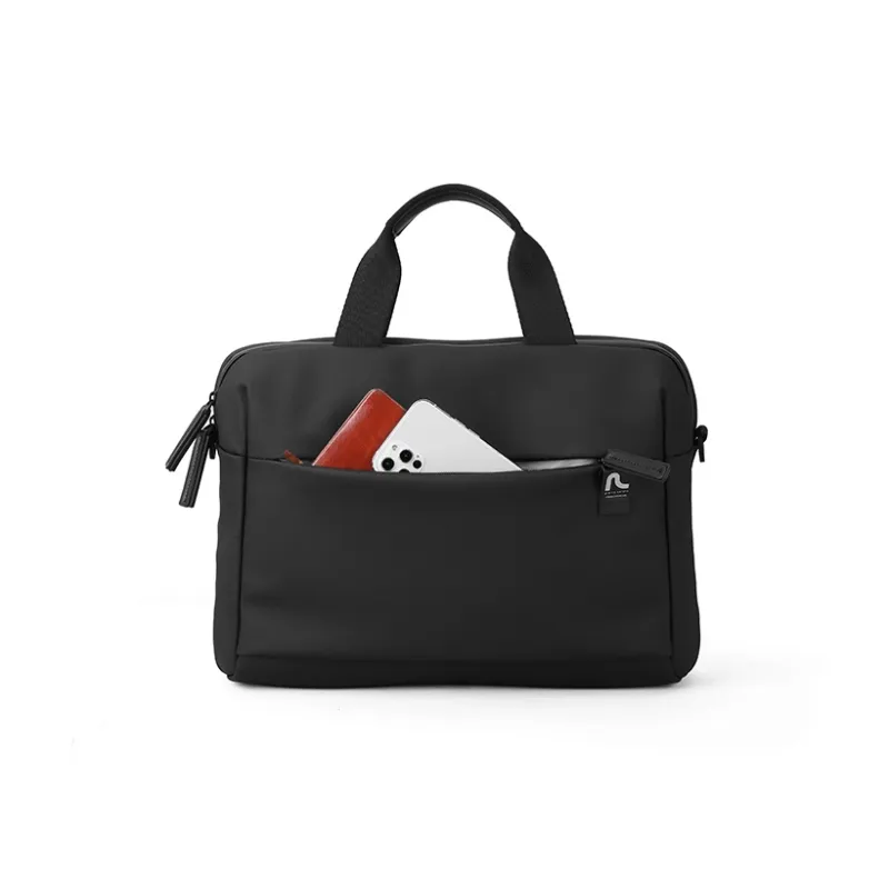 PIERRE CARDIN Fabric Briefcase Large Size Men's Black-1