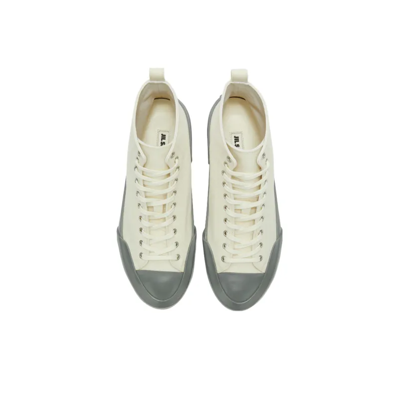 JIL SANDER Canvas High-top Sneakers-3