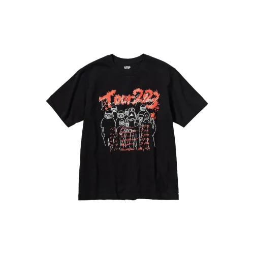 Disney X UNIQLO Disney Co-brand T-Shirts Unisex Black