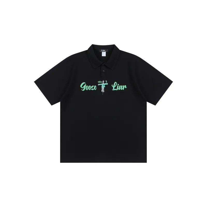 GOOSELIAR Polo Shirts Unisex-3