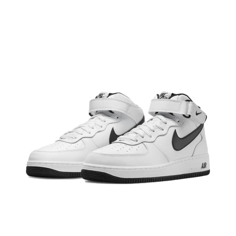 Nike Air Force 1 Mid White Black 2023-2
