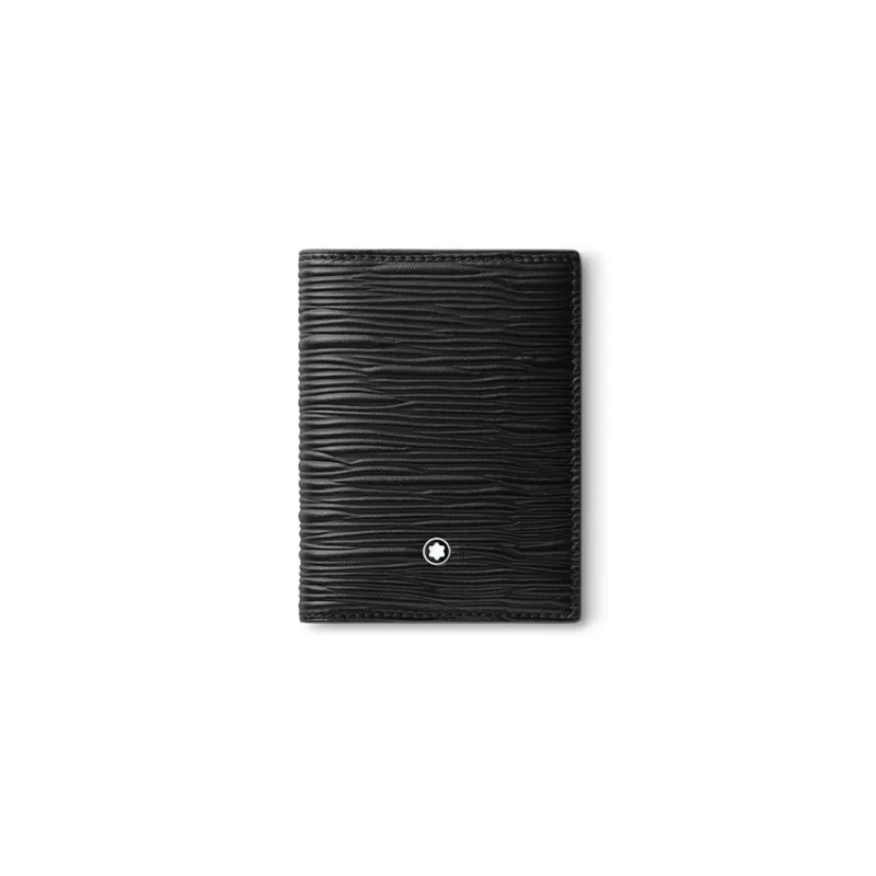MONTBLANC Cow Leather Card Holder Men's Black-0